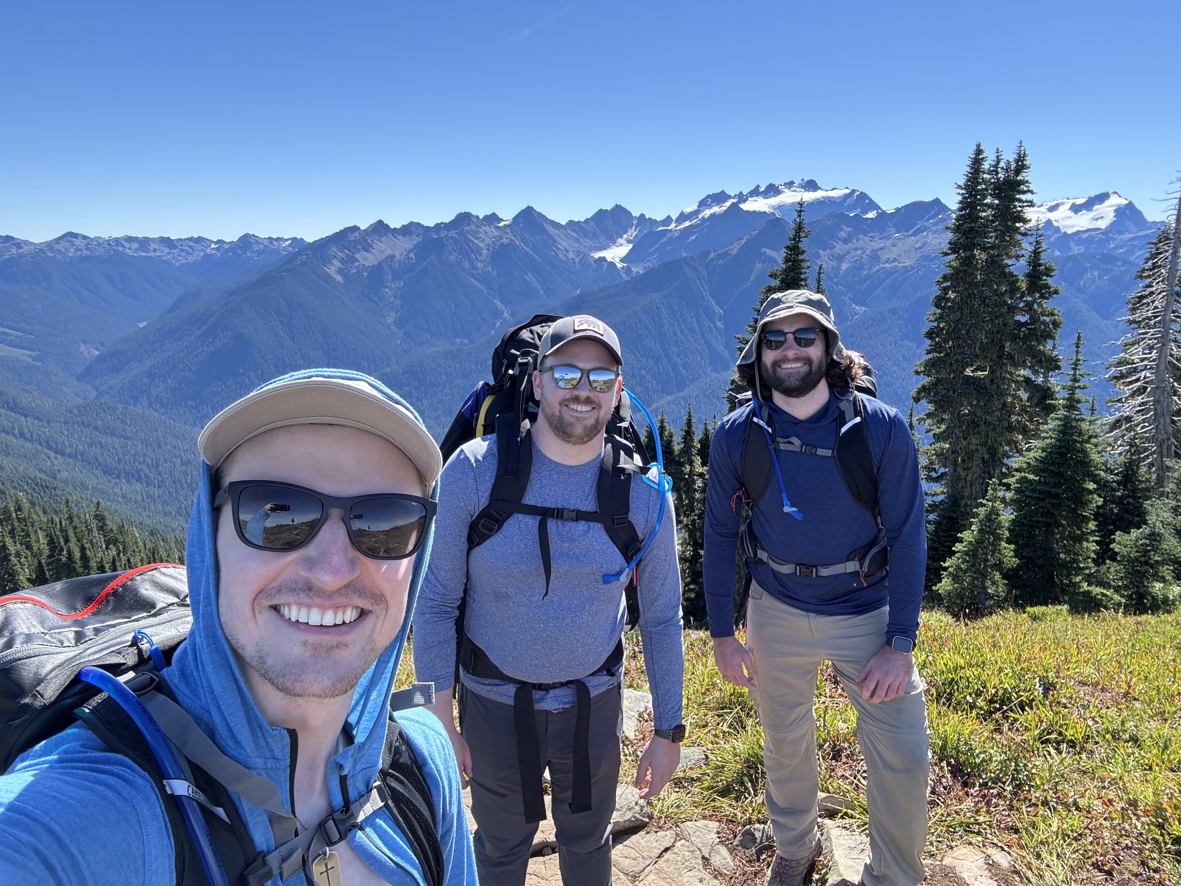 Mikey Roush hiking
